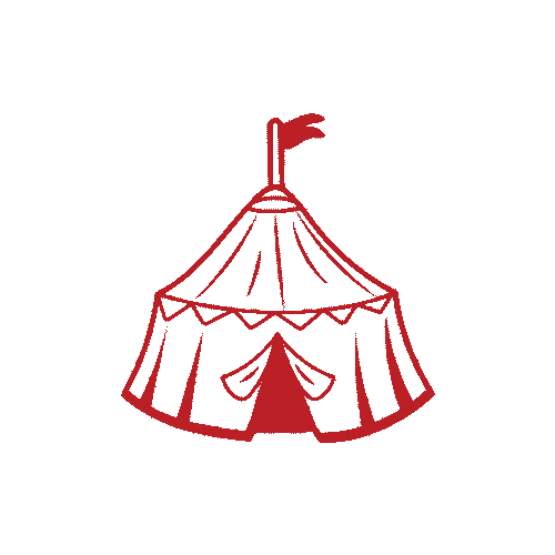 red event tent